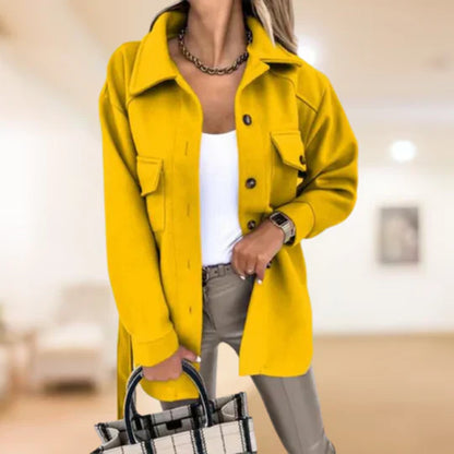 Almaro Damen Trenchcoat Warm Versteppt