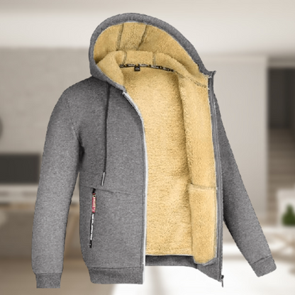Praktische Herrenjacke Mit Kapuze Freizeit