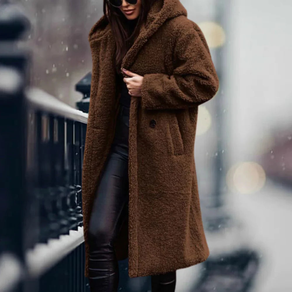 Jade - Weiche Teddy Winterjacke