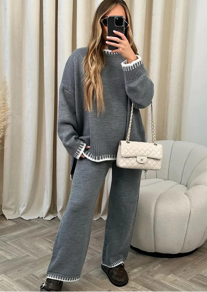 Damen Loungewear Set mit Joggerhose und Pullover