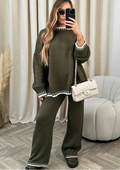 Damen Loungewear Set mit Joggerhose und Pullover