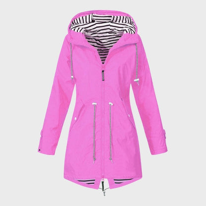 Lange Regenjacke Damen Waterproof