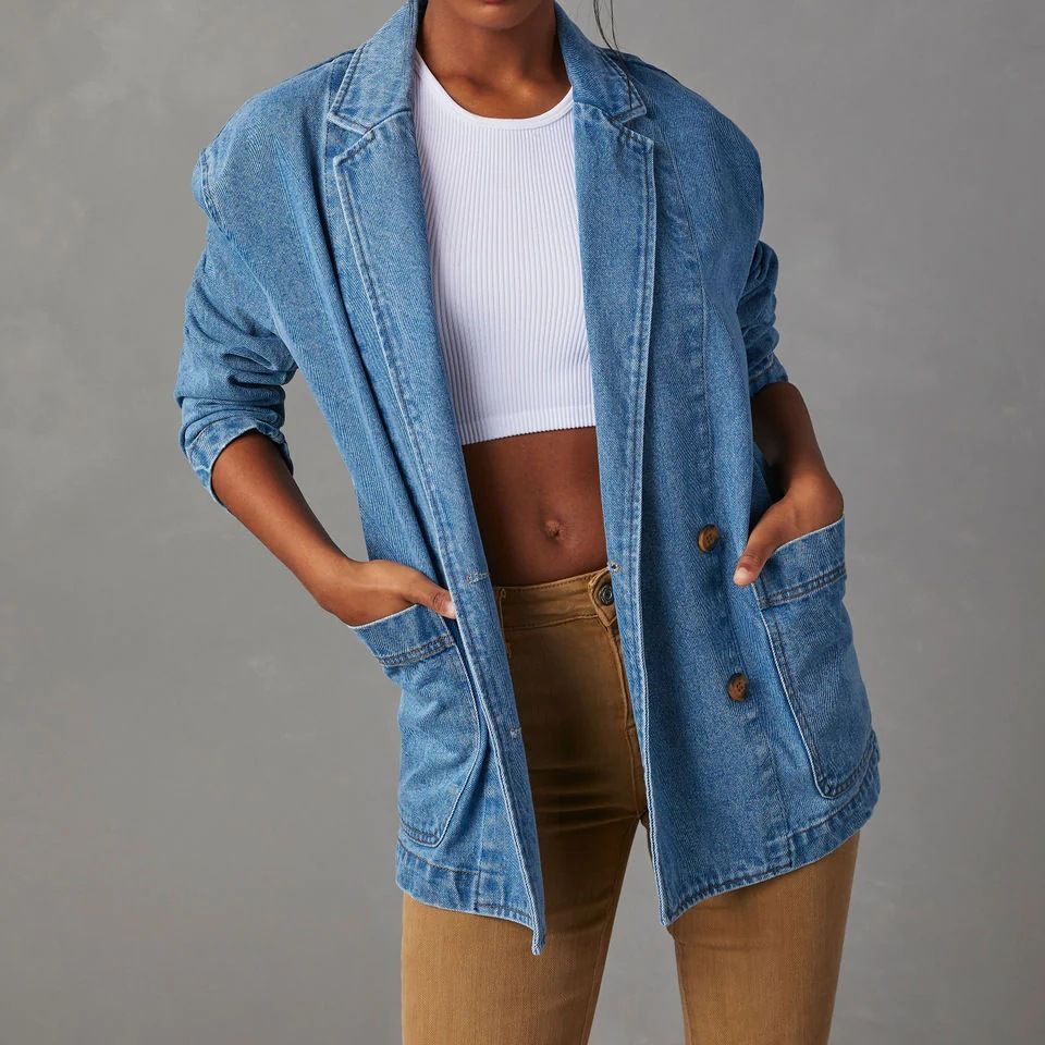 Moderne Jeansjacke Damen - IdealeKleiden