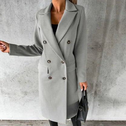 Eleganter Damen Trenchcoat Klassisch Moderner Stil