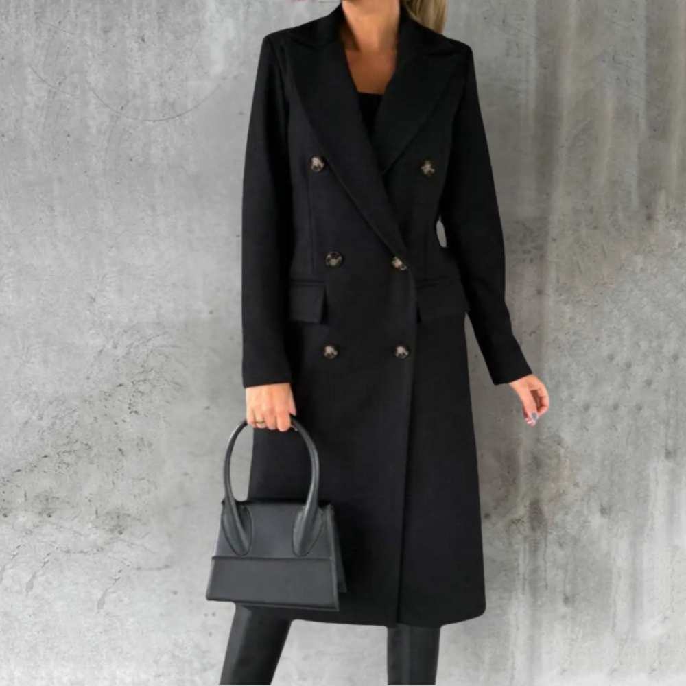 Eleganter Damen Trenchcoat Klassisch Moderner Stil
