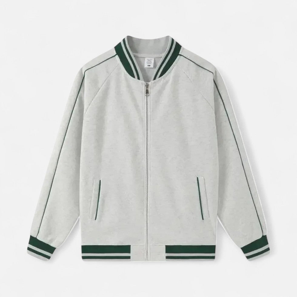 Sportive Baseballjacke Herren Leicht Reißverschluss