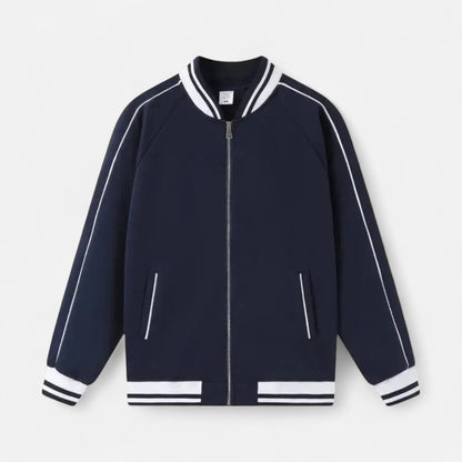 Sportive Baseballjacke Herren Leicht Reißverschluss