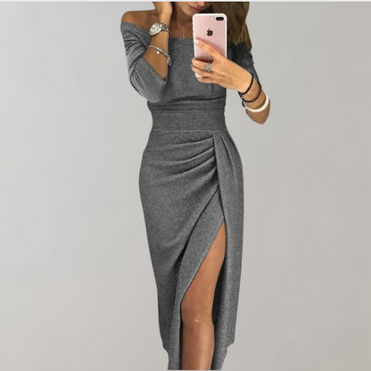 Glitzer Abendkleid Elegant Damen