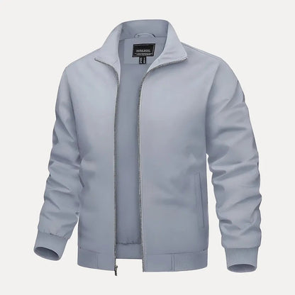Stylische Bomberjacke Mit Stehkragen