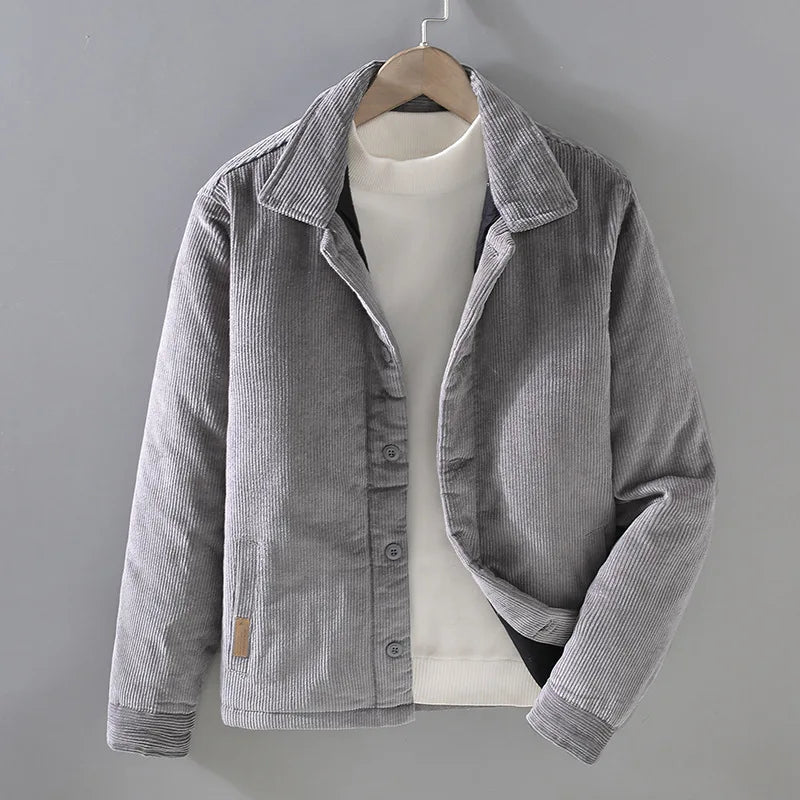 Herren Cordjacke Retro Stil mit Innenfutter