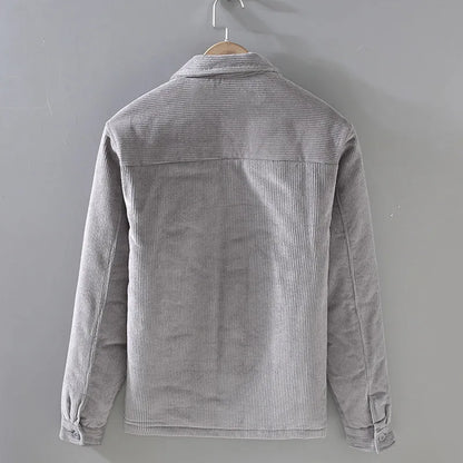 Herren Cordjacke Retro Stil mit Innenfutter - IdealeKleiden