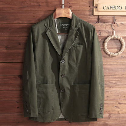Herren Parka Vintage Style Einreihig