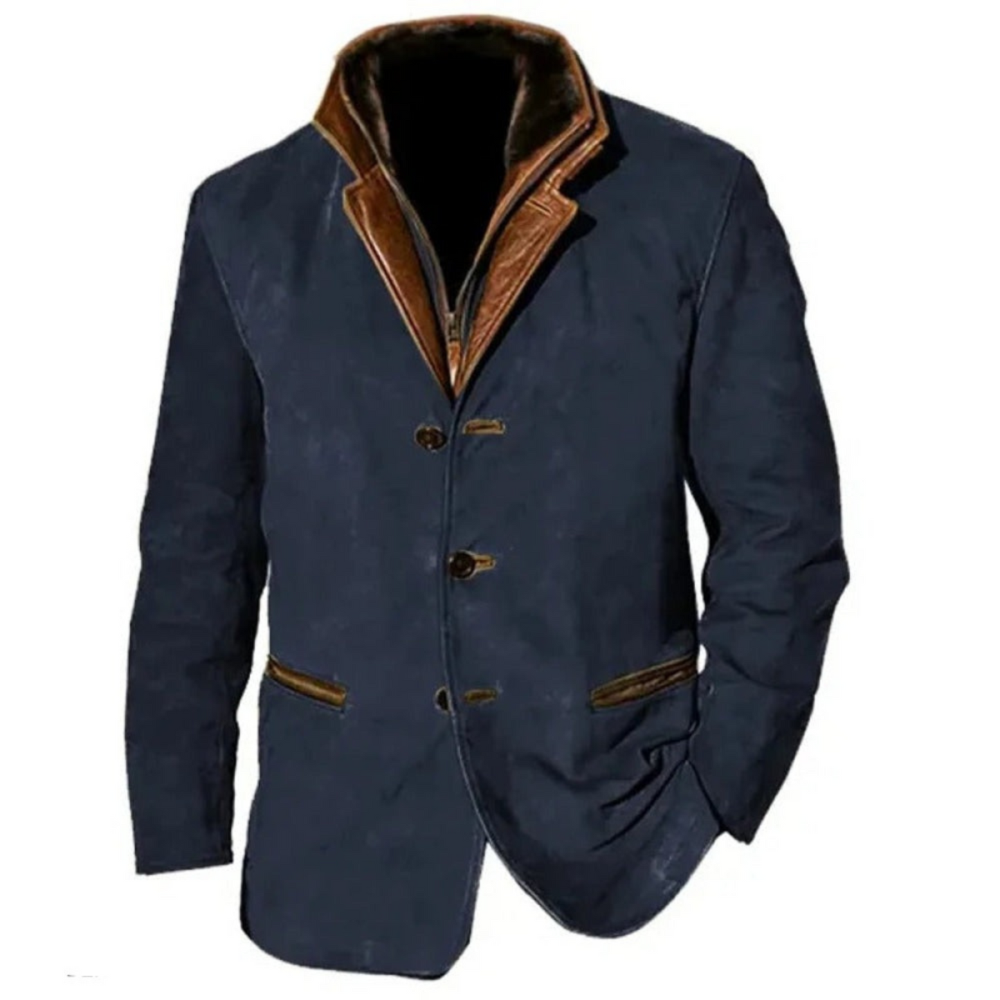 Herren Lederjacke Vintage Style