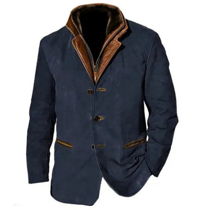 Herren Lederjacke Vintage Style