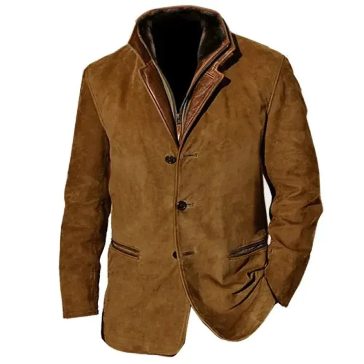 Herren Lederjacke Vintage Style