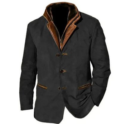 Herren Lederjacke Vintage Style