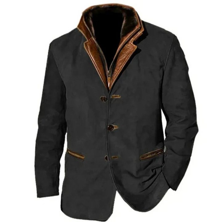 Herren Lederjacke Vintage Style