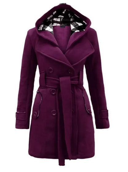 Wasserdichte Damen Trenchcoat Regenmantel
