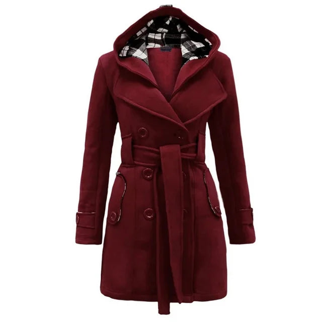 Wasserdichte Damen Trenchcoat Regenmantel