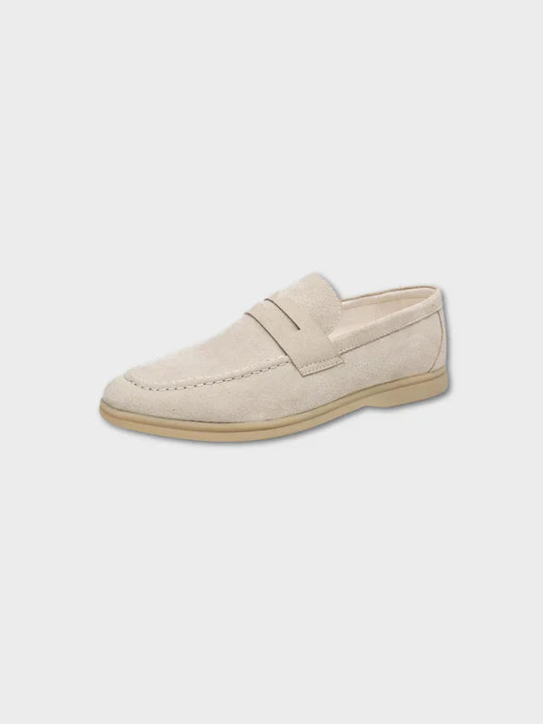 Leder Halbschuhe Vintage Stil Gio - IdealeKleiden