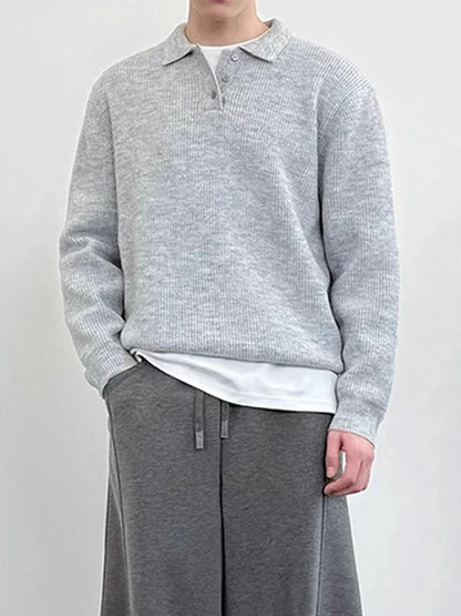 Herren Hemd Modern Umlegekragen