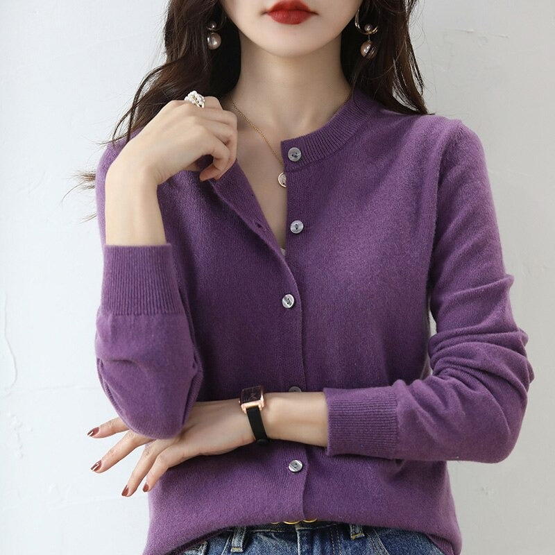 Strickjacke Damen Modern Elegant