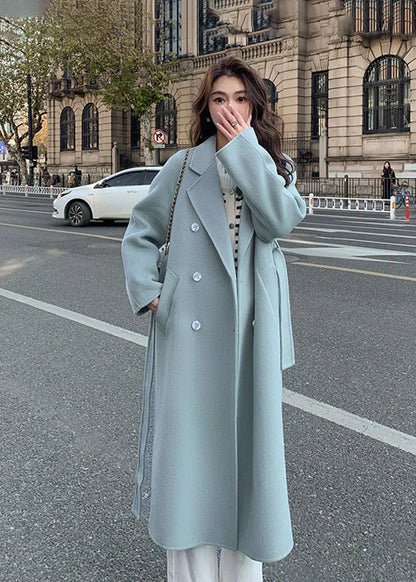 Stylischer Wollmantel Damen Winter