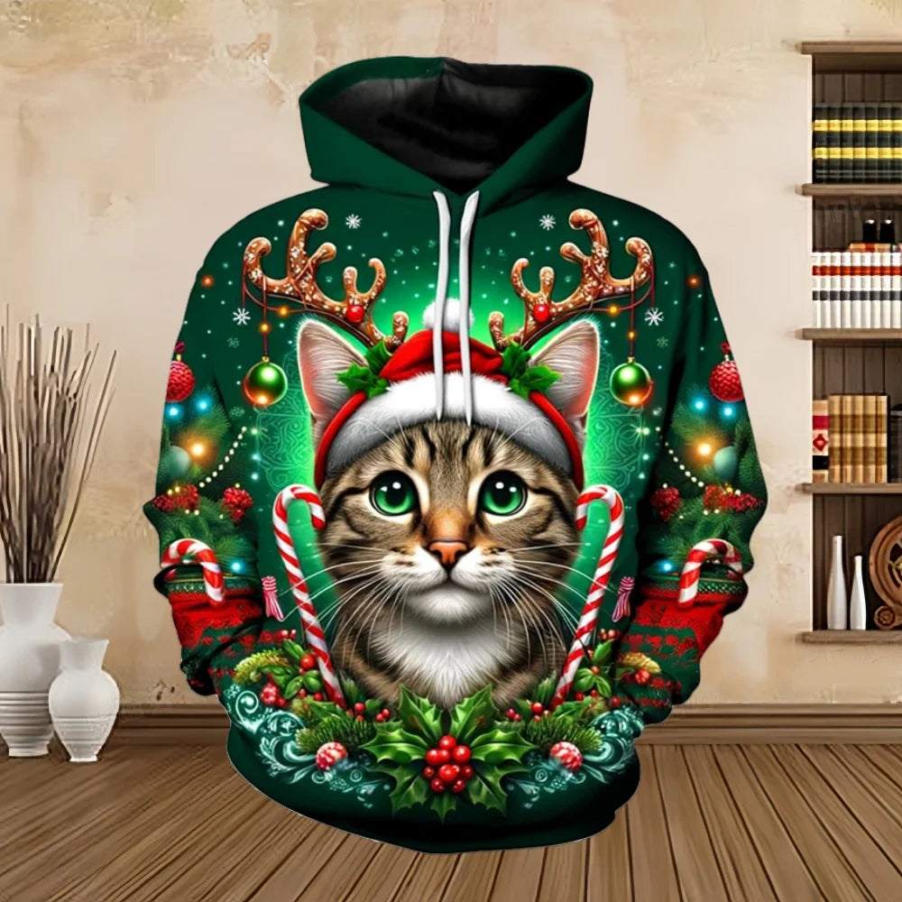 Weihnachtspullover mit Druck - Bequem & Stilvoll für Frauen und Männer