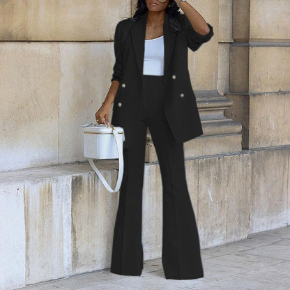 Stylische Blazerhose Damen Zwei Teil Anzug