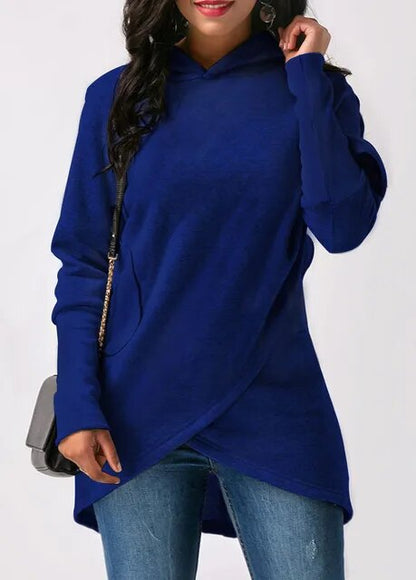 Stilvoller Pullover Asymmetrisch Modern
