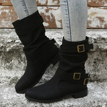Stilvolle Kniehohe Stiefel Retro-Look