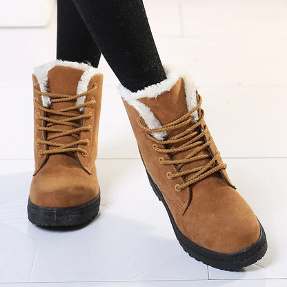 Damen Winterstiefel Schnee Kurz Schnell Trocken