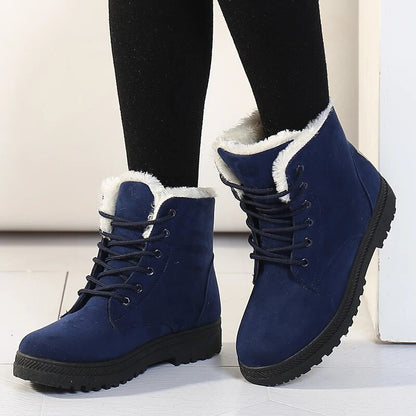 Damen Winterstiefel Schnee Kurz Schnell Trocken