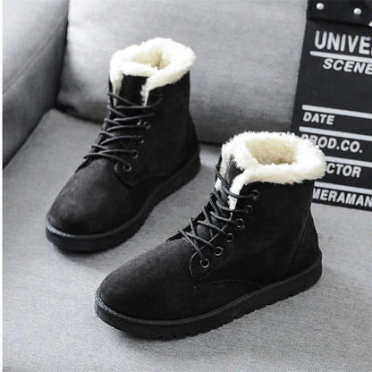 Warmes Winterstiefel Paar für Frauen und Männer