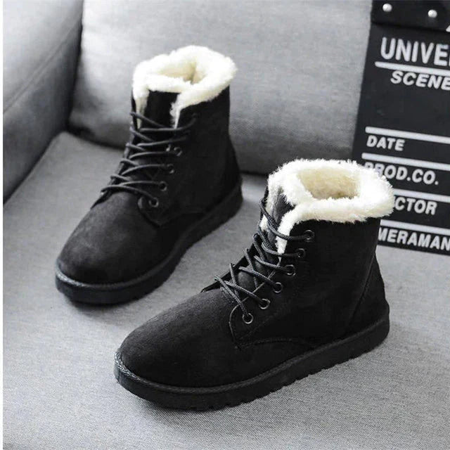 Warmes Winterstiefel Paar Damen