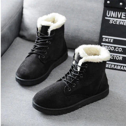 Warmes Winterstiefel Paar Damen