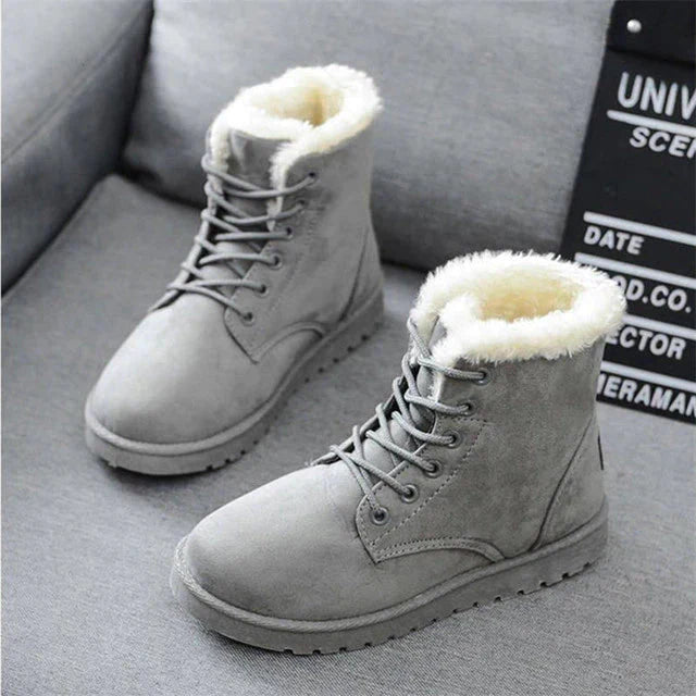 Warmes Winterstiefel Paar Damen