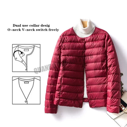 Kuschelige Damenwinterjacke Warm