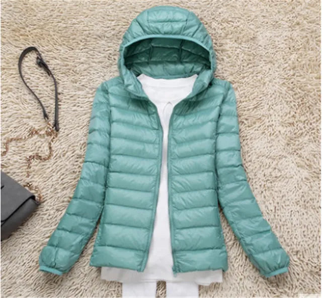 Winterparka Damen Klassisch Isoliert