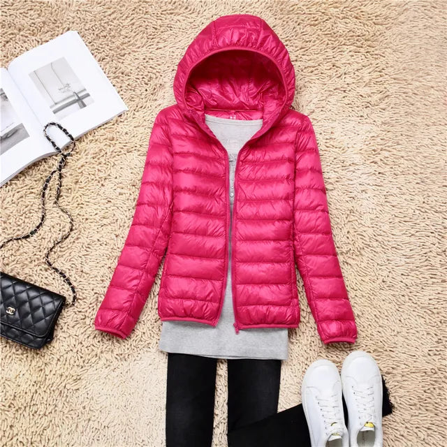 Winterparka Damen Klassisch Isoliert