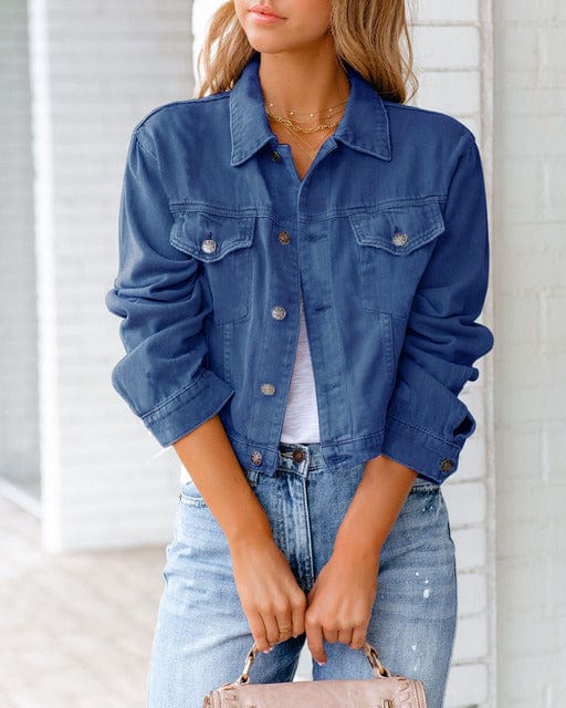 Herbstliche Denimjacke Trendy