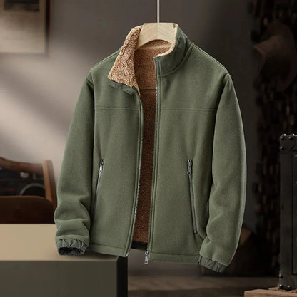 Weiche Fleecejacke mit Sherpa-Futter