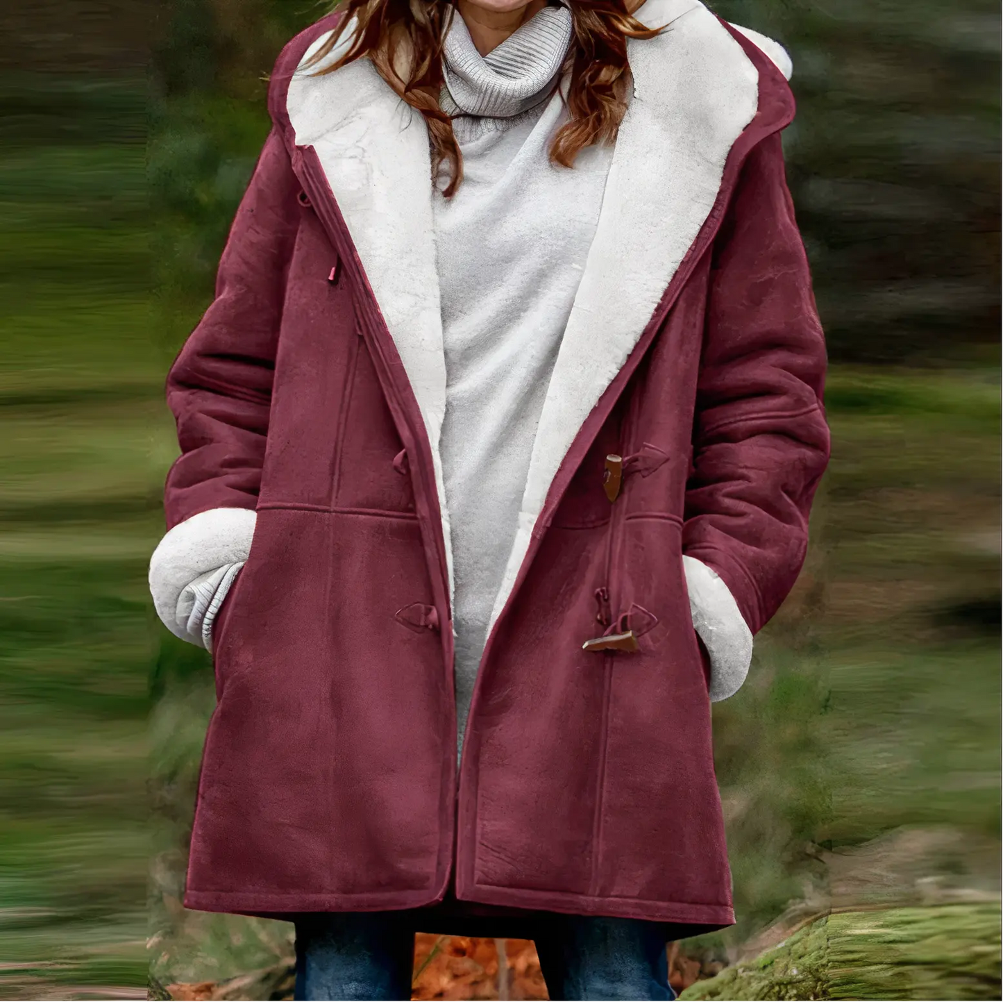 Elegante Winterjacke Klassiker Design