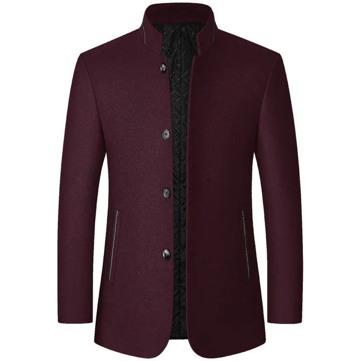 Herren Winterjacke Wollmix Warm
