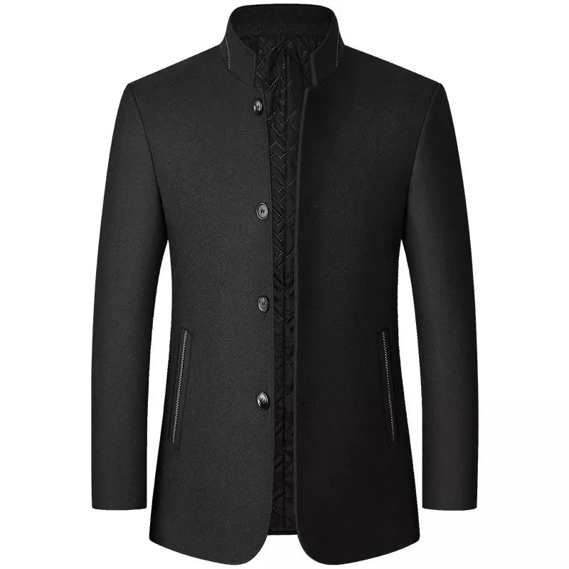 Herren Winterjacke Wollmix Warm