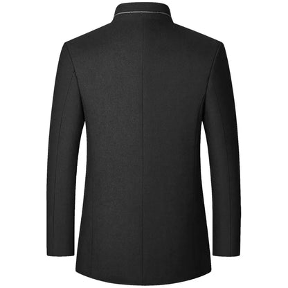 Herren Winterjacke Wollmix Warm - IdealeKleiden