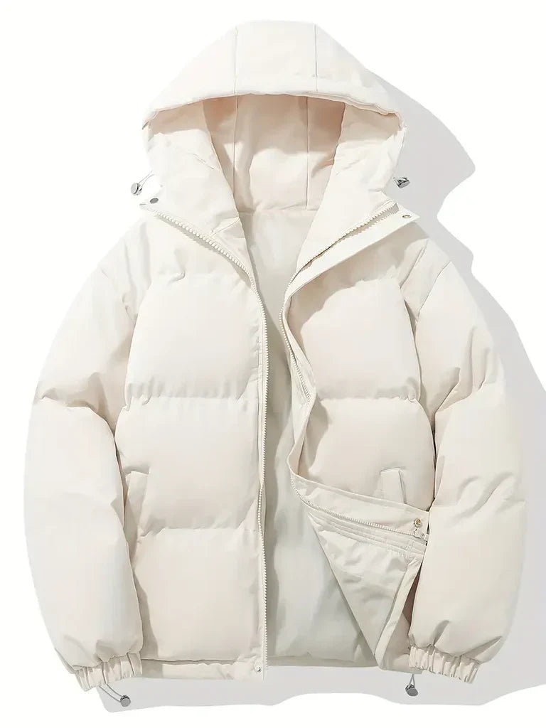 Kapuzenpullover Oversized Warm Isoliert mit Reißverschluss