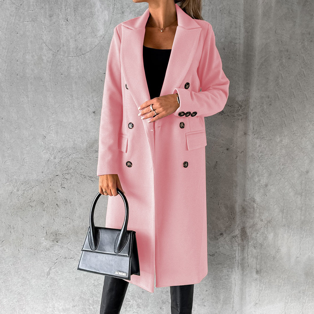 Warme Winterjacke Elegant Damenschwarz