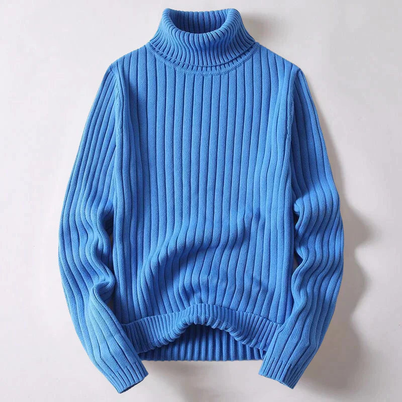Damenschal Rollkragenpullover Merinowolle Warm - IdealeKleiden