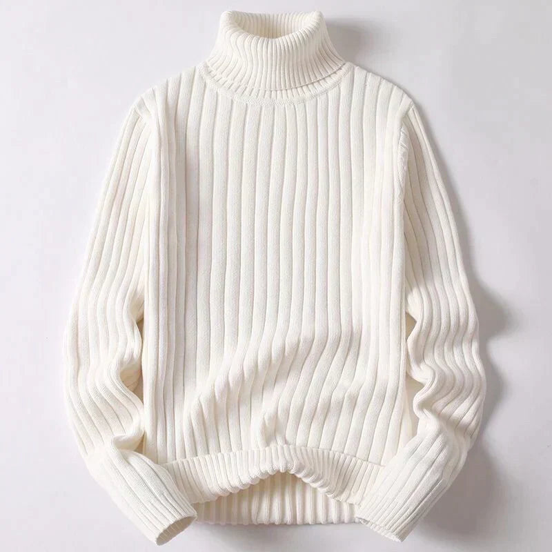 Damenschal Rollkragenpullover Merinowolle Warm